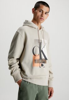 Толстовка CONNECTED LAYER LANDSCAPE HOODIE UNISEX Calvin Klein Jeans, plaza taupe