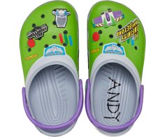 Сабо детские Crocs Classic x Toy Story &apos;Buzz Lightyear&apos;, зеленый/серый