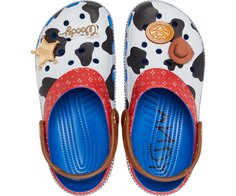 Сабо детские Crocs Classic x Toy Story &apos;Sheriff Woody&apos;, синий/коричневый