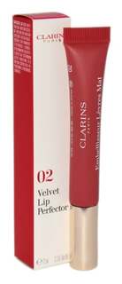 Губная помада 02 бархатного палисандра Clarins, Velvet Lip Perfector Matt