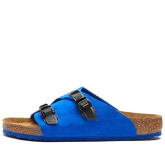 Шлепанцы Birkenstock Zürich Tech, синийй/коричневый