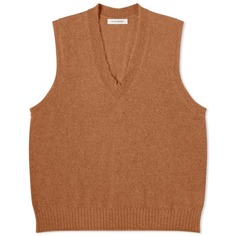 Жилет Wood Wood Dallas Knit, оранжево-коричневый