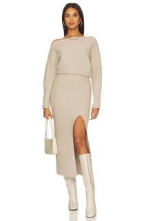Платье Line &amp; Dot Alta Sweater, цвет Oatmeal