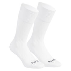 Волейбольные носки среднего размера VSK500 белого цвета Allsix