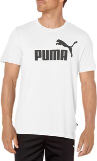 Футболка с логотипом Essentials PUMA, цвет Puma White