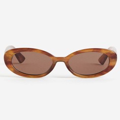 Солнцезащитные очки H&amp;M Tortoiseshell-patterned Oval, коричневый H&M