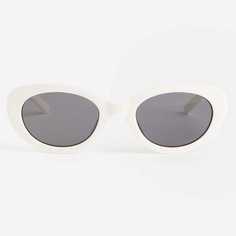 Солнцезащитные очки H&amp;M Oval, кремовый H&M