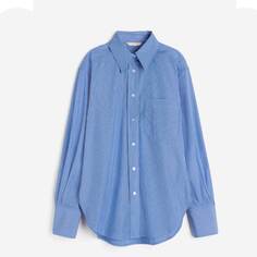 Рубашка H&amp;M Loose-fit, синий H&M