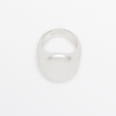 Кольцо Massimo Dutti Teardrop Detail, серебристый