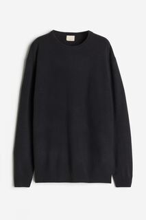 Свитер H&amp;M Oversized Cashmere, черный H&M