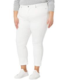 Джинсы NYDJ, Sheri Slim Ankle Jeans with Roll Cuff in Optic White