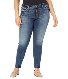 Джинсы Silver Jeans Co., Plus Size Elyse Skinny Mid-Rise Skinny Leg W03116EGX427