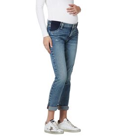 Джинсы Hudson Jeans, Lana Boyfriend Ankle w/ Rolled Hem (Maternity) in Everlast