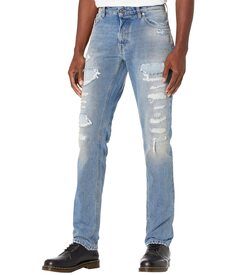 Джинсы Just Cavalli, Just Slim Fit Distressed Denim