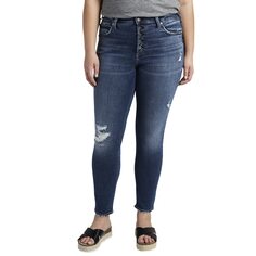 Джинсы Silver Jeans Co., Plus Size Avery Skinny W94137ECF367