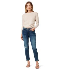 Джинсы Hudson Jeans, Lana Slim Boyfriend Crop in Journey Home Destructed