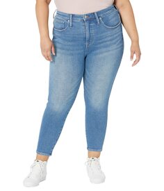Джинсы Madewell, Plus Size 10&quot; High-Rise Skinny Crop Jeans in Sheffield Wash