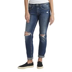 Джинсы Silver Jeans Co., Boyfriend Mid-Rise Slim Leg Jeans L27101EKC361