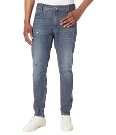Джинсы G-Star, D-Staq 3-D Slim Fit Jeans in Faded Blues Restored