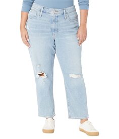 Джинсы Madewell, The Curvy Momjean in Lowden Wash: Ripped Edition