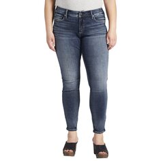 Джинсы Silver Jeans Co., Plus Size Britt Low Rise Skinny Jeans W90102ECF306