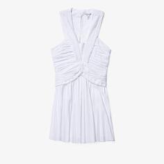 Платье Derek Lam 10 Crosby, Ruched Pleated Mini Dress