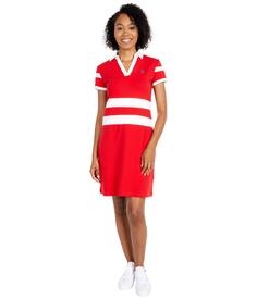 Платье U.S. POLO ASSN., 2 Stripe V-Neck Polo Dress