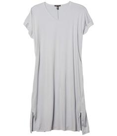 Платье Eileen Fisher, V-Neck Short Sleeve Dress