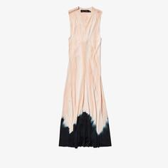 Платье Proenza Schouler, Tie-Dye Sleeveless Knotted Back Dress