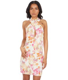 Платье WAYF, Cross Strap Halter Mini Dress