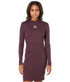 Платье PUMA, Classics Ribbed Long Sleeve Dress