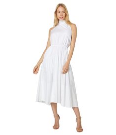 Платье Vince, Draped Neck Halter Dress