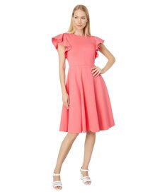 Платье Kate Spade New York, Flutter Sleeve Ponte Dress