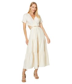 Платье MOON RIVER, Twist Front Maxi Dress