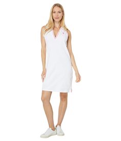 Платье U.S. POLO ASSN., Sleeveless Split-Neck Polo Dress