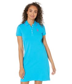 Платье U.S. POLO ASSN., USPA Tipped Polo Dress