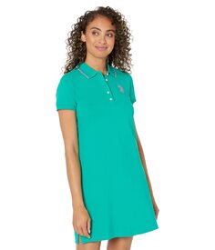 Платье U.S. POLO ASSN., USPA Tipped Polo Dress