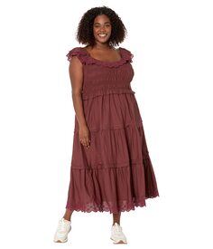 Платье Madewell, Plus Lucie Embroidered Cotton Midi Dress