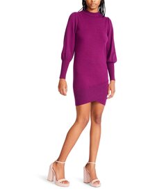 Платье Betsey Johnson, Mock Neck Wrap Front Sweaterdress