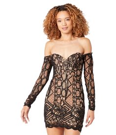 Платье Bardot, Zendaya Mini Lace Dress