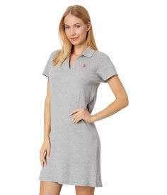 Платье U.S. POLO ASSN., Y&apos; Placket Polo Dress