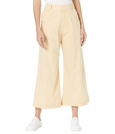 Брюки с высокой посадкой Free People, Menorca Cropped Solid Poplin Pants