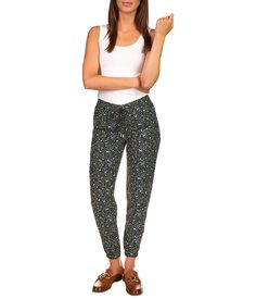 Брюки MICHAEL Michael Kors, Floral Dressy Track Pants