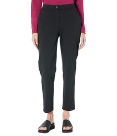 Брюки Eileen Fisher, High-Waisted Slim Ankle Pants in Organic Cotton Ponte