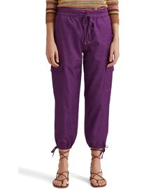 Брюки карго LAUREN Ralph Lauren, Cropped Cotton-Blend Cargo Pants