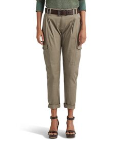 Брюки карго LAUREN Ralph Lauren, Petite Micro-Sanded Twill Cargo Pants
