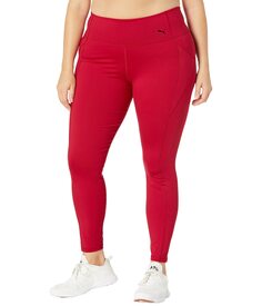 Леггинсы Puma Plus Size Train Favorite Forever High-Waist 7/8, красный