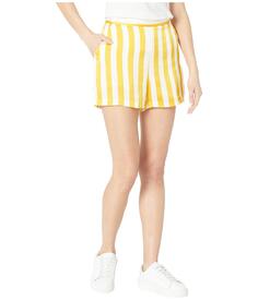 Шорты Juicy Couture, Awning Stripe Satin Shorts