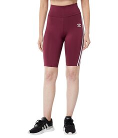 Велосипедки Adidas Originals Primeblue High Waisted, бордовый