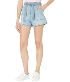 Шорты Blank NYC, Denim High-Rise Shorts with Self Belt in Must Be The Place